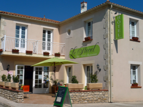 One of the restaurants in Angles, Vendee