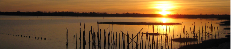 Sunset at La Faute sur Mer, Vendee